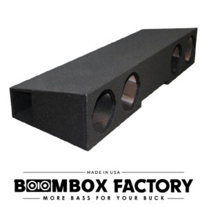 CH07P4HBL Four Sub Chevy Box (Front Facing) | Ported Enclosure | Compatible with 2007-2013 Chevy Trucks | 8" Subwoofers