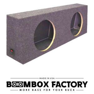 F42E Dual Sub F-150 Box | Face Front | Sealed | Behind-the-Seat Fit for Ford F-150 Regular Cab | 10" & 12" Subwoofers