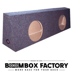 F58E Dual Sub F-150 Regular Cab Box | Face Front | Sealed | Behind-the-Seat Fit | 10" & 12" Subwoofers