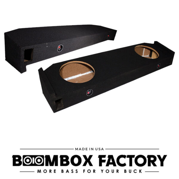 FXLT09DP Dual Sub F-150 Box | Face Down | Dual Ports | Under-Seat Fit for 2009 & Up Ford F-150 | 10" & 12" Subwoofers