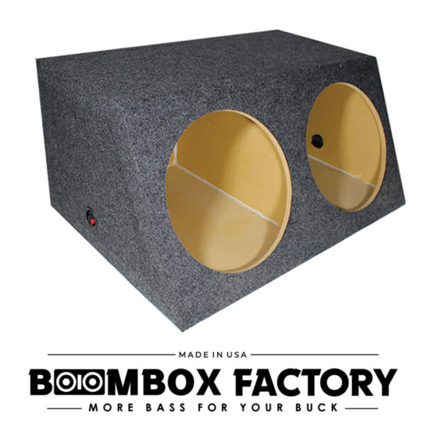 DUAL SUB MASSIVE SLASH BOX (FRONT ANGLED) AVAILABLE SIZES: 8", 10", 12" & 15"